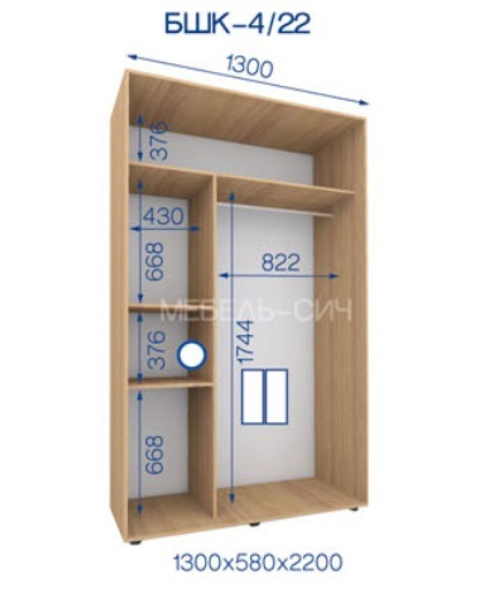 БШК-4/22 (130*58*220)