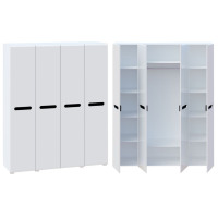 Б'янко 4Д шафа (180)