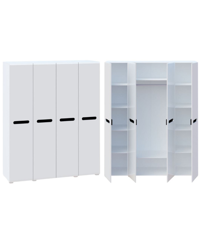 Б'янко 4Д шафа (180)