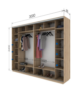 300х60х240 (Гарант) 4 фас.