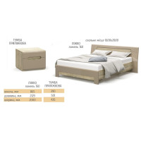 Флоренс 160х200 ліжко