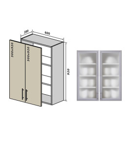 Мода В46 вітрина standart
