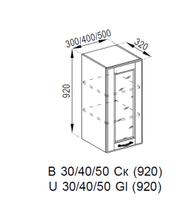 В 30 Ск (920) МДФ Домініка