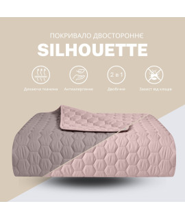 Silhouette 220х240 покривало (двостороннє) беж