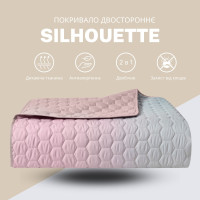 Silhouette 240х260 покривало (двостороннє) пудра