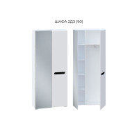 /-10% нове/ Б'янко шафа 2Д (дзерк.)