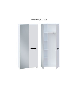 /-10% нове/ Б'янко шафа 2Д (дзерк.)