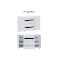 /-10% нове/ Б'янко комод 2Д+4Ш (1,5)